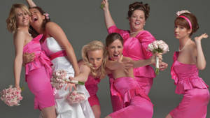 Bridesmaids Movie Wacky Pose Wallpaper