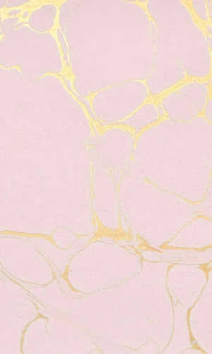 Bright And Beautiful Light Pink And Gold Colors Bring A Touch Of Luxury To Any Space Wallpaper