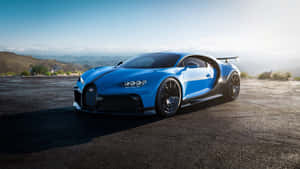 Bright And Bold - Neon Bugatti Wallpaper