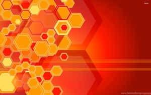 Bright And Bold Red And Orange Wallpaper