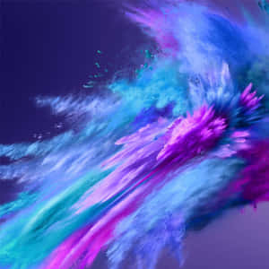 Bright And Vibrant Abstract Art. Wallpaper