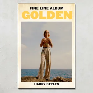 Bright And Vibrant, Harry Styles Psychedelic Album Cover Wallpaper