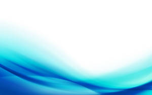 Bright Blue Wave Of Light Set Amidst A Calm White Backdrop Wallpaper