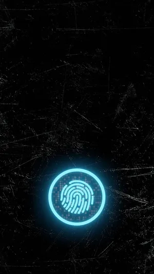 Bright Fingerprint Phone Wallpaper