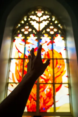 Bright Glass Window Wallpaper