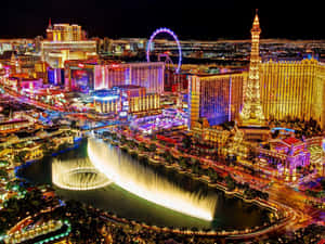 Bright Las Vegas Desktop Wallpaper