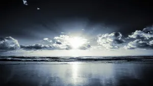Bright Light With Clouds Wallpaper