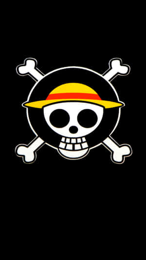 Bright Marine Style Straw Hat Logo Wallpaper