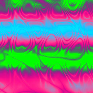 Bright Neon Striped Wavy Abstract Wallpaper