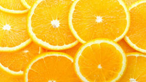 Bright Orange Fruits Wallpaper