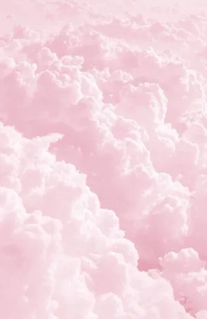 Bright Pink Clouds Aesthetic Wallpaper