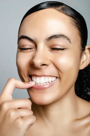 Bright Teeth Fake Smile Wallpaper