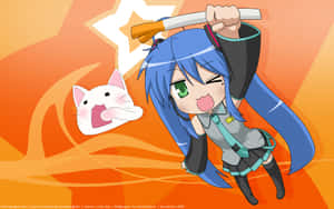 Brighten Up Your Day With The Magical World Of Lucky Star! Wallpaper