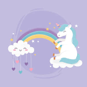 Brighten Up Your Day With This Colorful, Fun Pastel Rainbow! Wallpaper