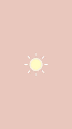 Brighten Up Your Day With This Cute Sun Wallpaper
