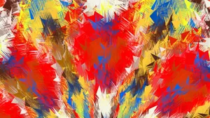 Brighten Up Your Space With Colorful Abstract Art Wallpaper