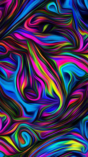 Brighten Up Your Space With This Colorful Pattern Wallpaper