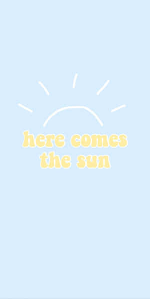 Brighten Up Your World With A Cute Sun Wallpaper