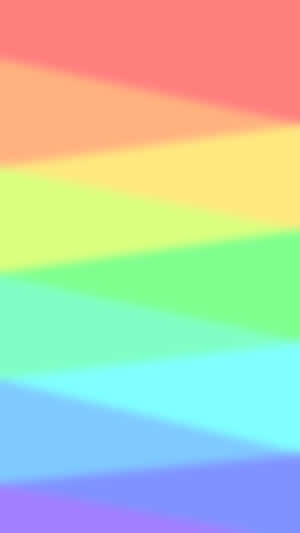 Brighten Your Days With A Vibrant Pastel Rainbow Iphone Wallpaper