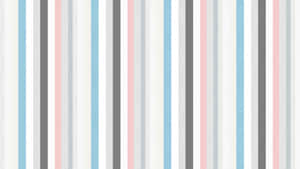 Brightly Colored Pastel Striped Design Wallpaper