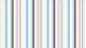 Brightly Colored Pastel Striped Design Wallpaper