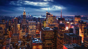 Brilliant New York Night Wallpaper