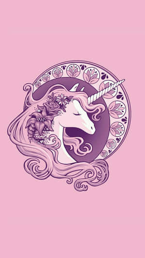 Bring Color And Joy To Your Desktop With The Magical Unicorn Desktop Wallpaper Wallpaper