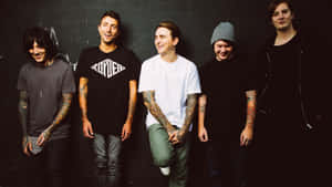 Bring Me The Horizon Band Members Laughing Wallpaper