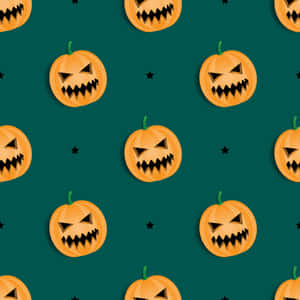 Bring The Fright To Your Orange Halloween With This Spooky Image Wallpaper