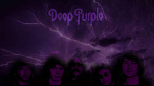 British Heavy Metal Band Deep Purple Creative Illustration Wallpaper