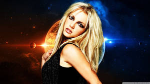 Britney Spears Galaxy Fan Art Wallpaper