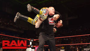 Brock Lesnar Raw Action Wallpaper
