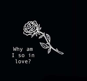 Broken Heart Aesthetics Rose Wallpaper