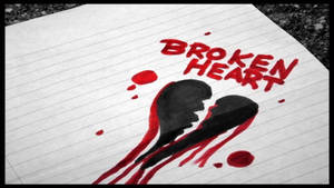 Broken Heart Marker Art Wallpaper