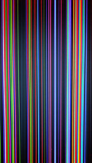 Broken Screen Vertical Colored Lines Wallpaper