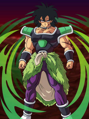 Broly 90s Character Design Wallpaper