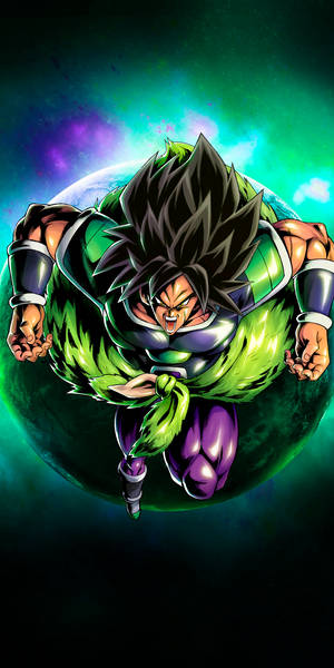Broly Surging Attack Wallpaper