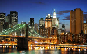 Brooklyn Bridge New York City Laptop Wallpaper