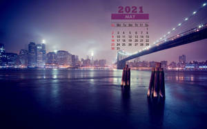 Brooklyn Bridge Park May Calendar 2021 Wallpaper