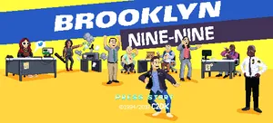 Brooklyn Nine Nine Video Game Pixel Art Wallpaper
