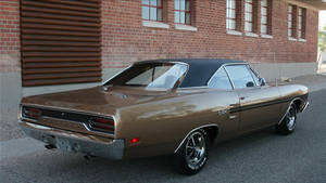 Brown 1970 Plymouth Gtx Vintage Car Wallpaper