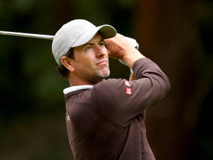 Brown Aesthetic Adam Scott Wallpaper