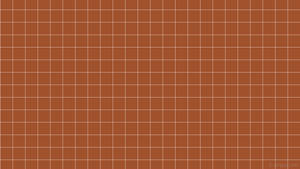 Brown Aesthetic Grid Lines Wallpaper