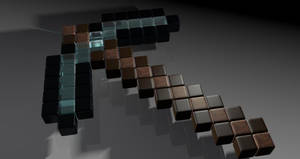 Brown And Black Axe Cool Minecraft Wallpaper