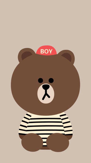 Brown Boy Korean Bear Wallpaper