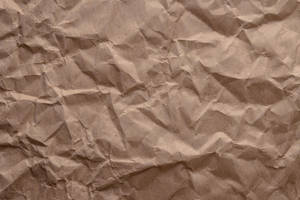 Brown Cardboard Crumpled Paper Texture Wallpaper