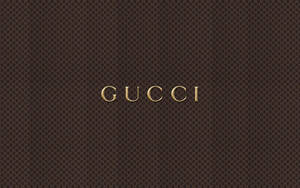 Brown Gucci Brand Wallpaper
