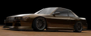 Brown Nissan 180 Sx Wallpaper