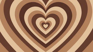Brown Wildflower Heart Wallpaper