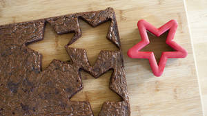 Brownie With Star Cutouts Wallpaper